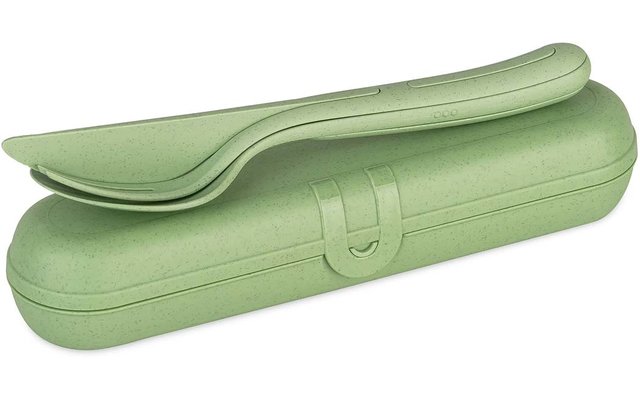Koziol Besteck Etui + Besteckset KLIKK READY 2er-Set