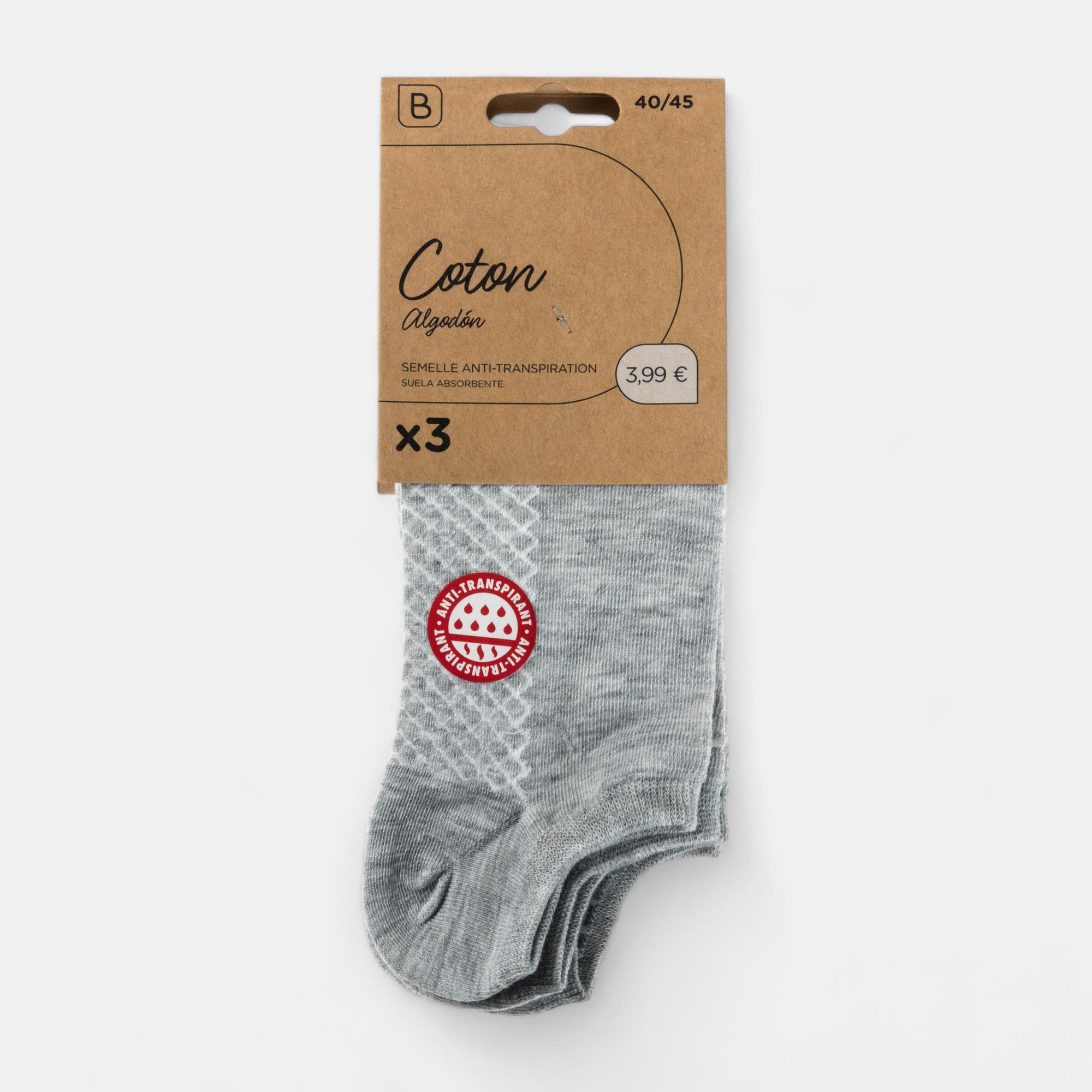 Chaussettes Homme gris