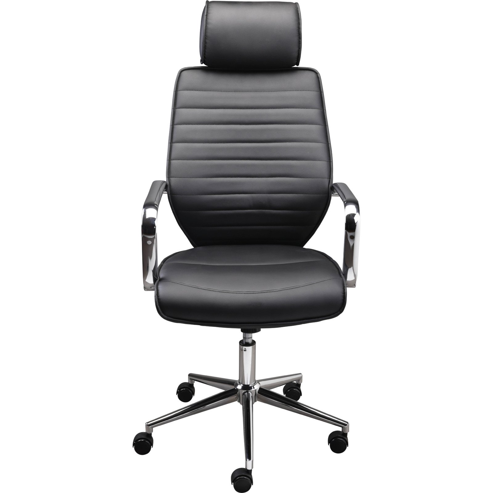 Bürostuhl Antares Kunstleder schwarz 58,5 x 118 - 128 x 67 cm