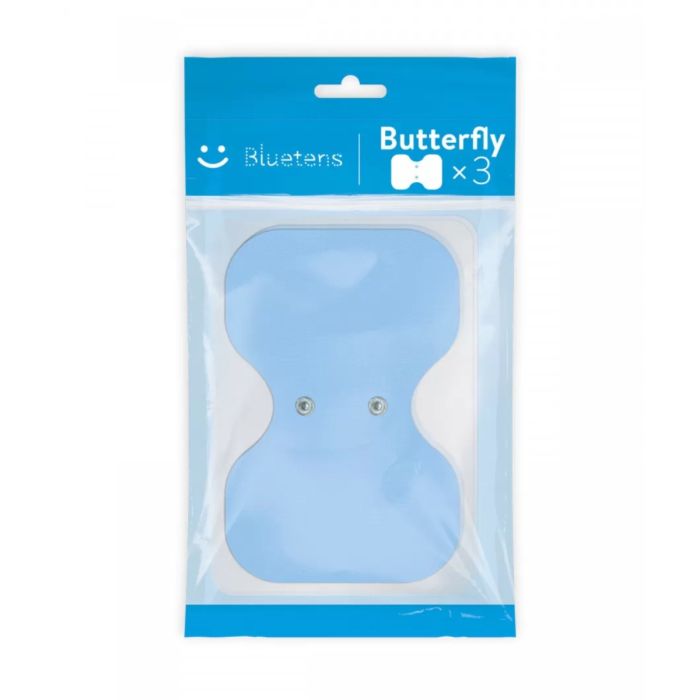Bluetens Unisex Velvære og massage Electrodes Butterfly Wireless Clip 3-pack Blå
