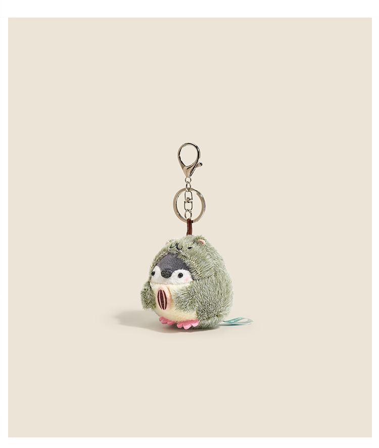 Jun's Journal - Sleutelhanger met pinguïn-pluche tashanger (verschillende ontwerpen)