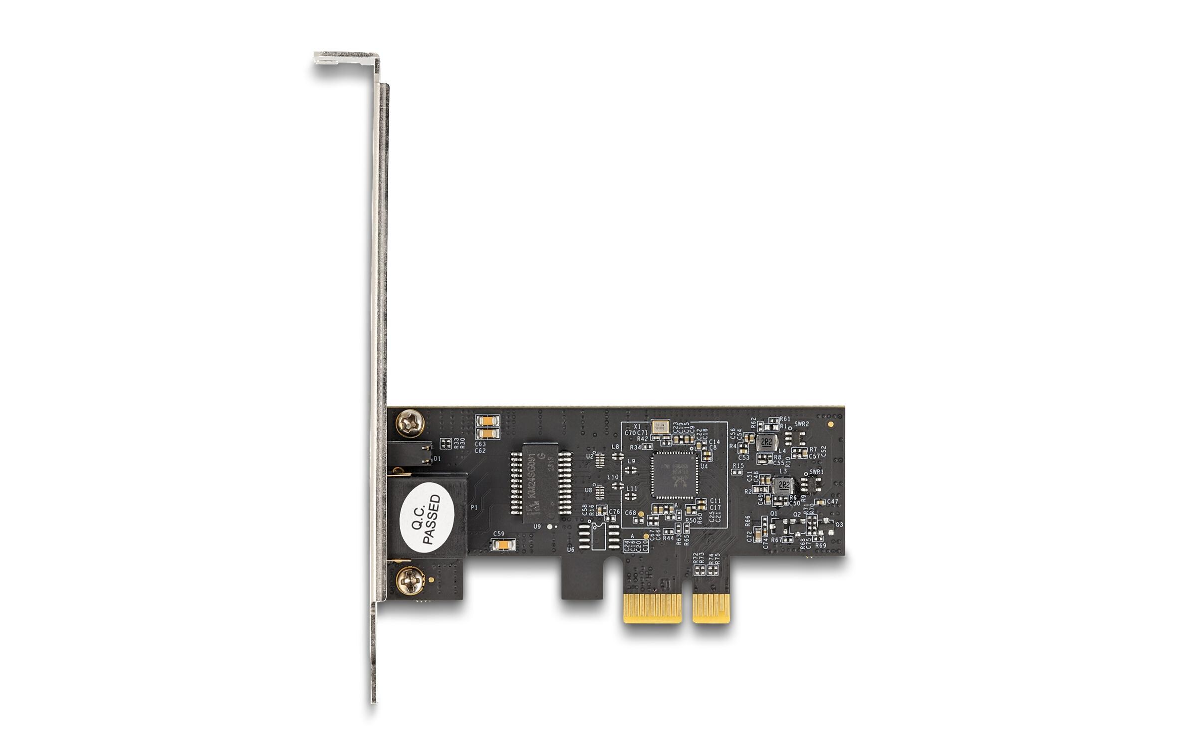 Netzwerkkarte 1x5GE PCI-Express x1Delock PCI Express x1 Karte zu 1 x RJ45 5 Gigabit LAN RTL8126