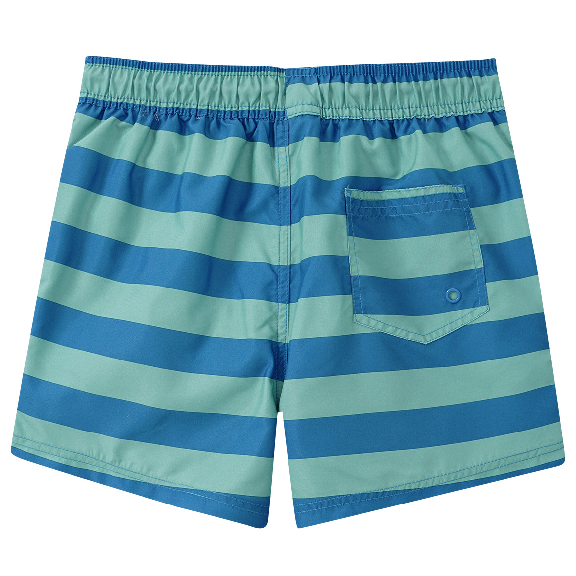 Famy Jungen Badeshorts mit Streifen blau / türkis