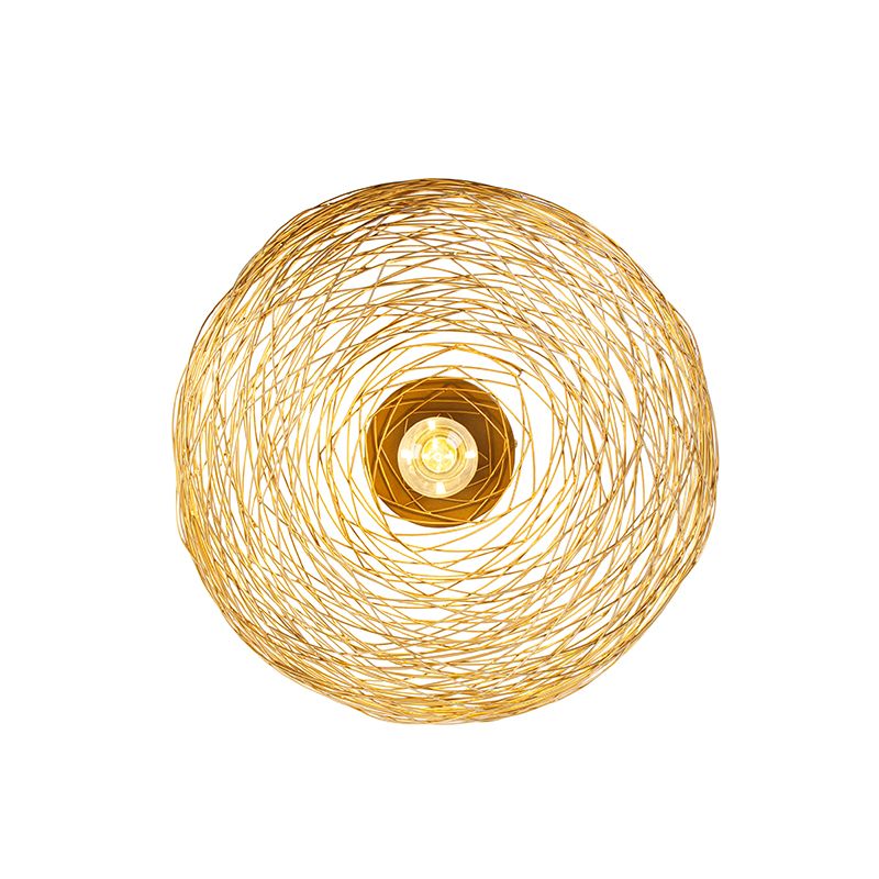 Design plafondlamp goud ovaal - Sarella