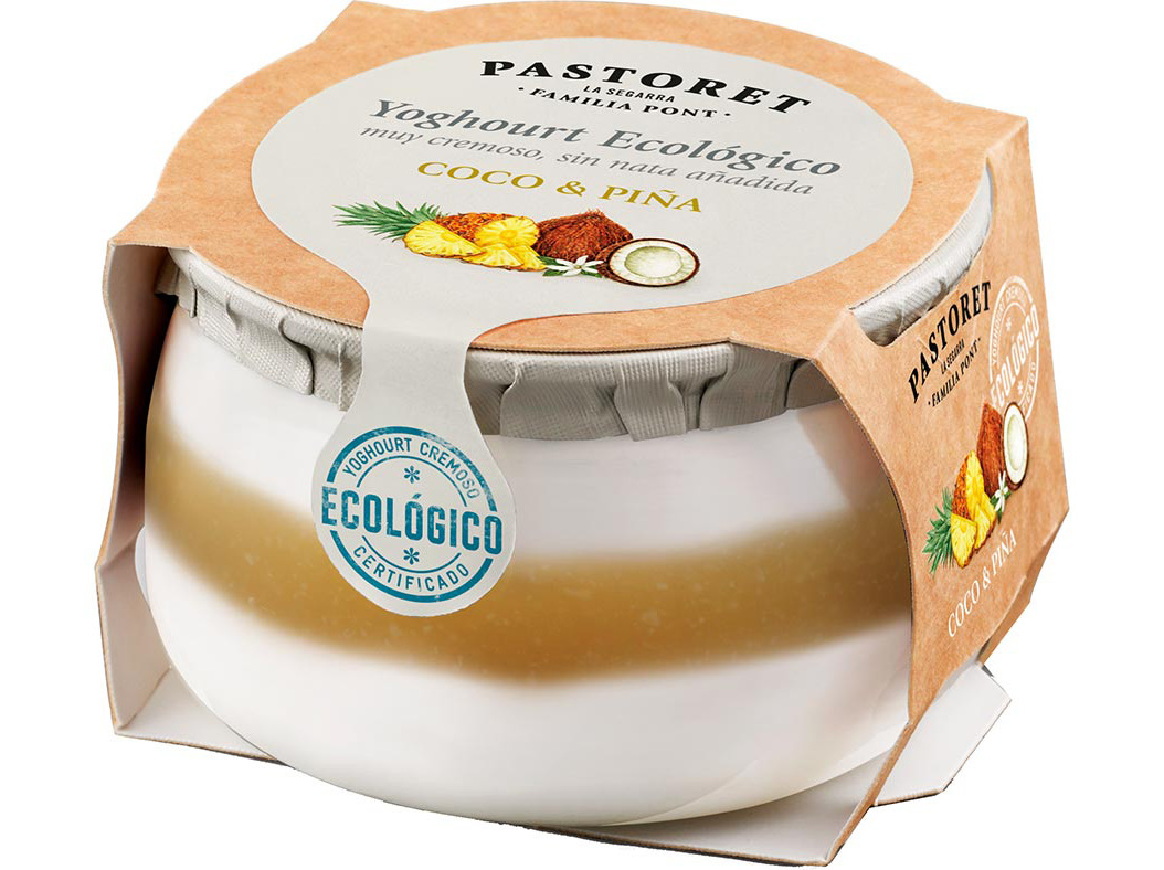 IOGURTE PASTORET BIOLÓGICO CÔCO E ANANÁS 135G