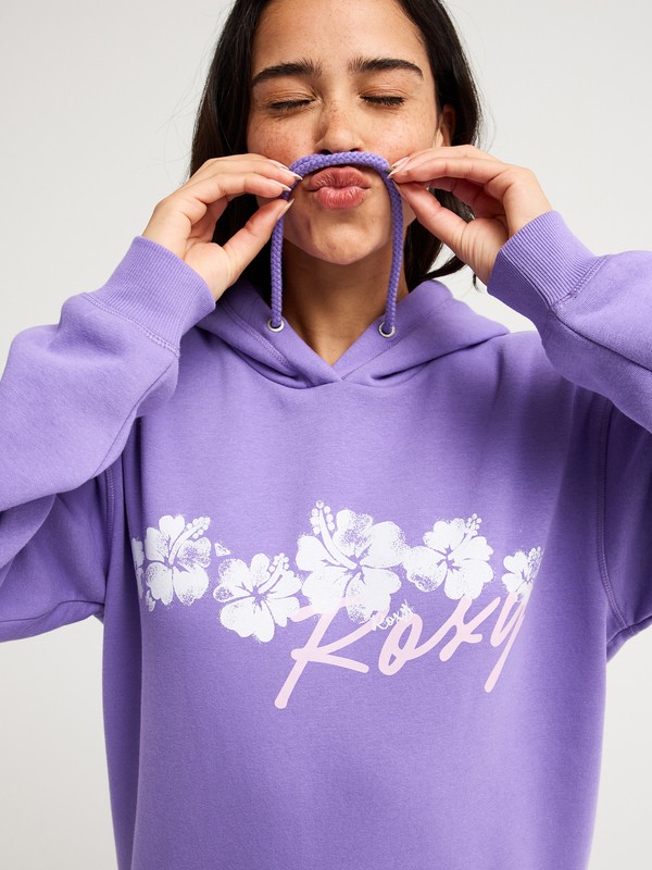 Surf Stoked Brushed Sweat capuche décontracté Violet Femme