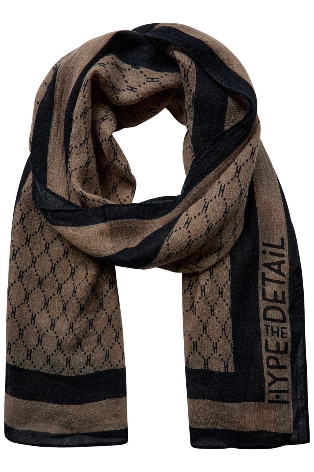 Hype The Detail Scarf W/Logo 81 brun