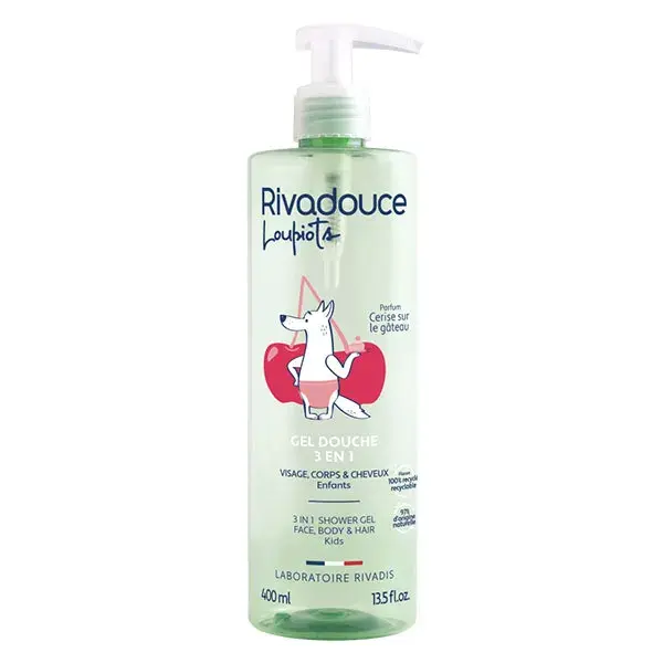 Gel de Banho Infantil 3 em 1 Rivadouce - A Cereja do Bolo - 400ml