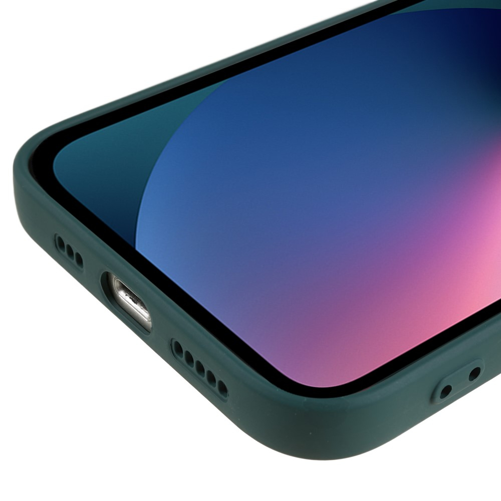 iPhone 13 Gummi Case Hülle mit Kameraschutz - Petrol (Matt)