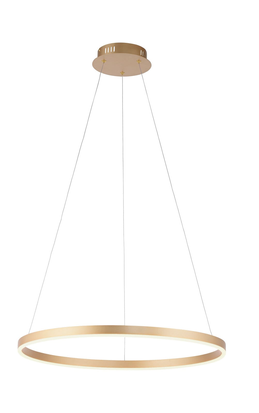 JUST LIGHT LED Pendelleuchte RITUS 58 cm messingfarbig