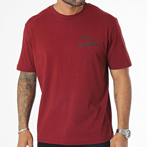 Tee Shirt Oversize LPNJF Bordeaux Noir