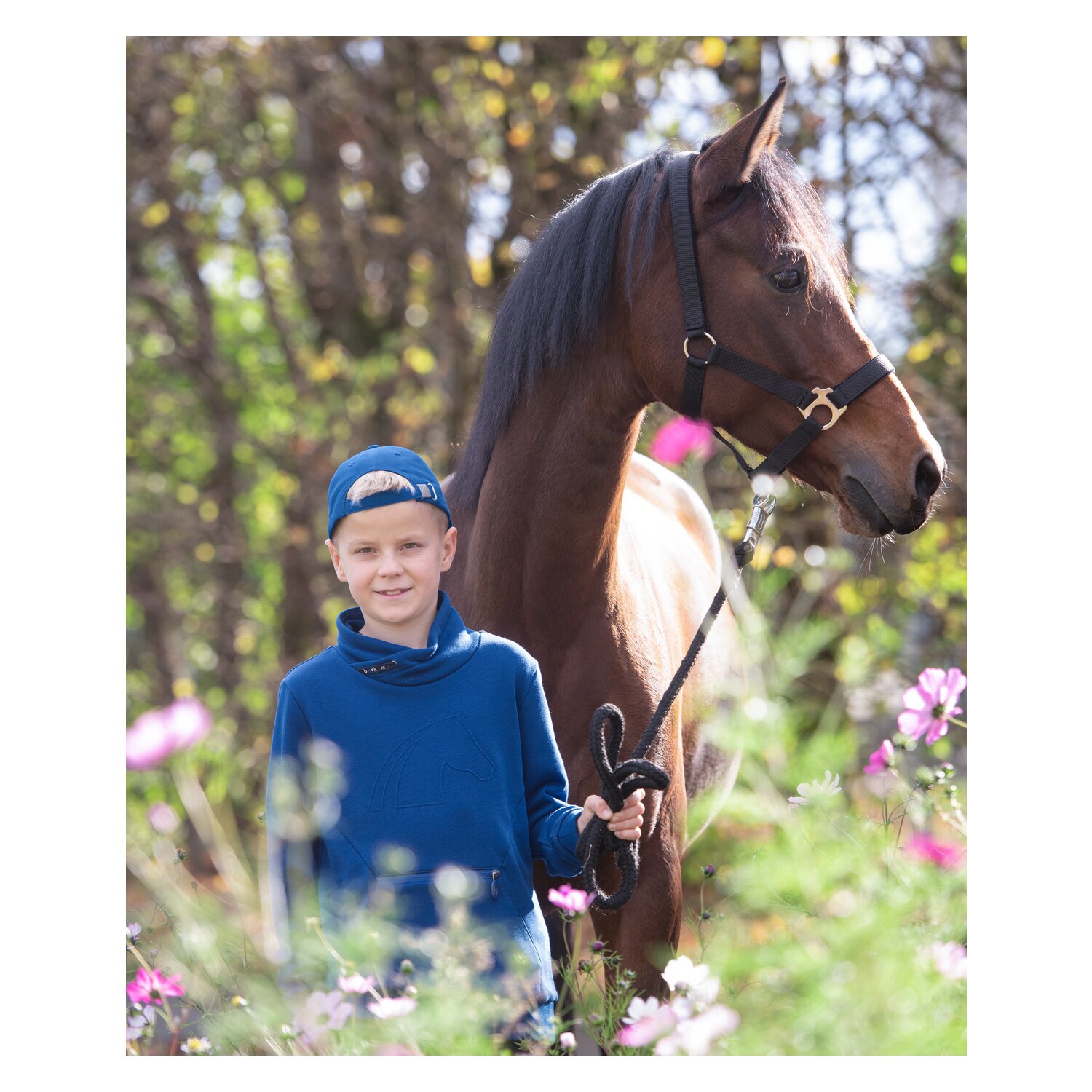 black forest kids Basecap mit Print  - blue ink - Einheitsgröße