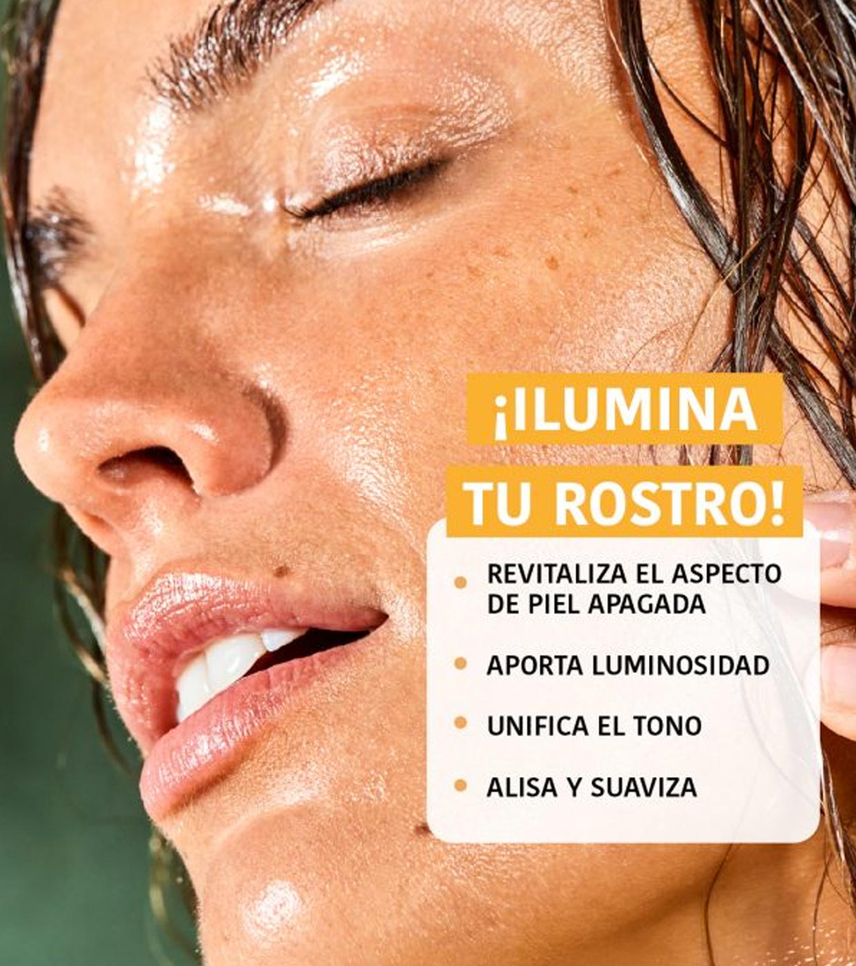 Iroha Nature - Máscara facial de tecido peeling AHA - Mamão