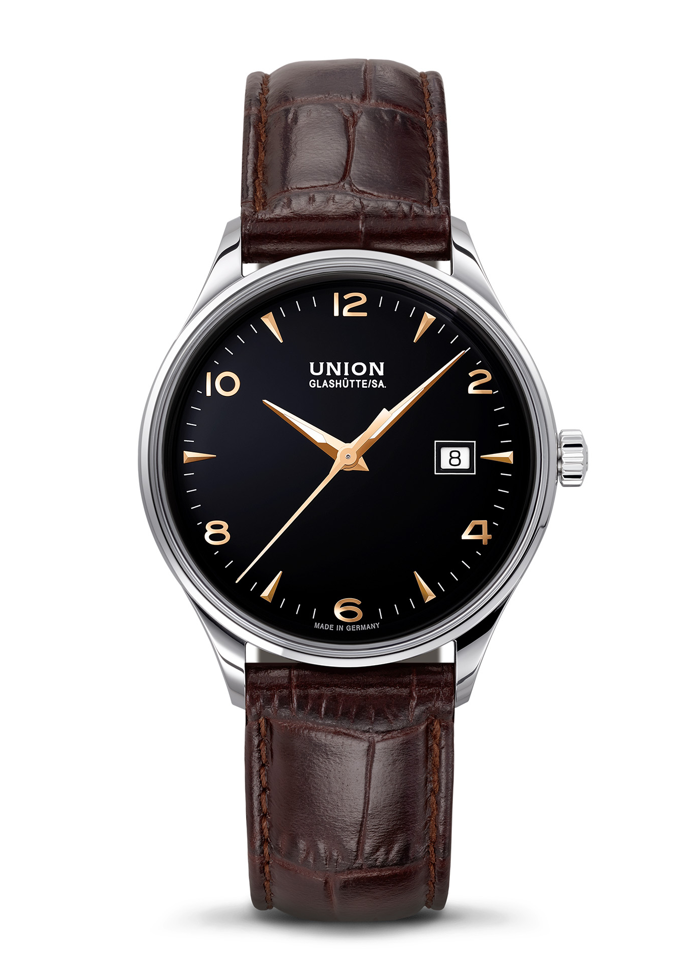 Union Glashütte SA. Noramis Datum Herrenuhr