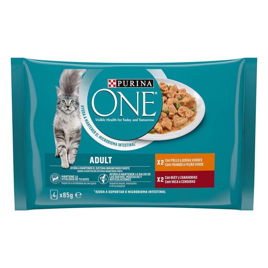 Sachê Purina One Adulto em Molho para Gatos