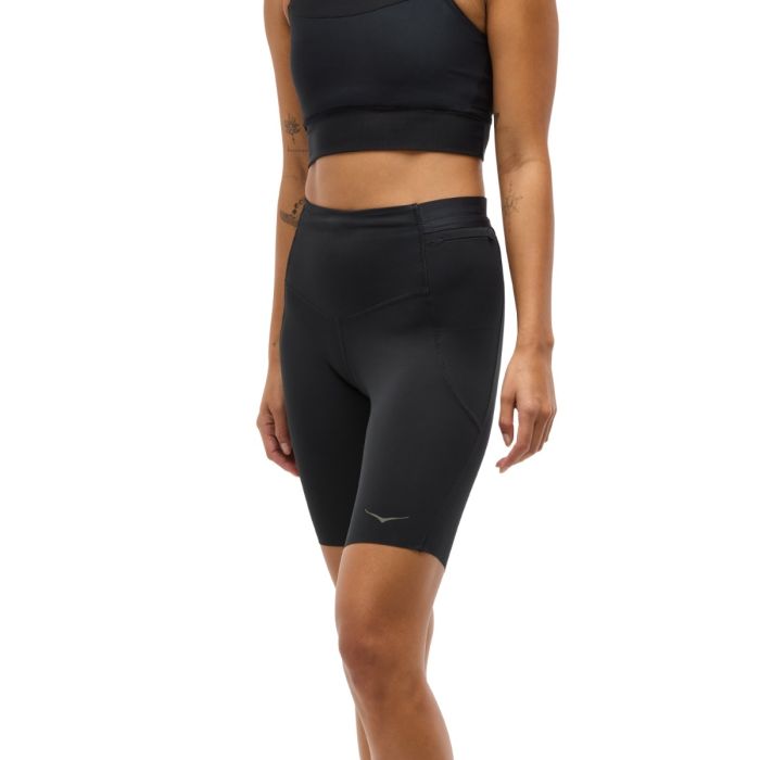 Hoka Dame Korte tights Novafly Knit 9 Inch Shorts Sort