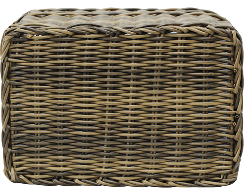 Lafiora polyrotan mand, 55 x 41 x 36 cm, bruin