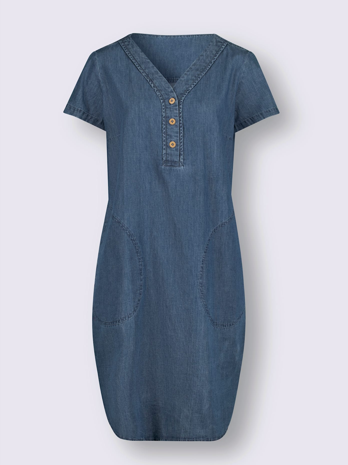 Robe en jean pur coton