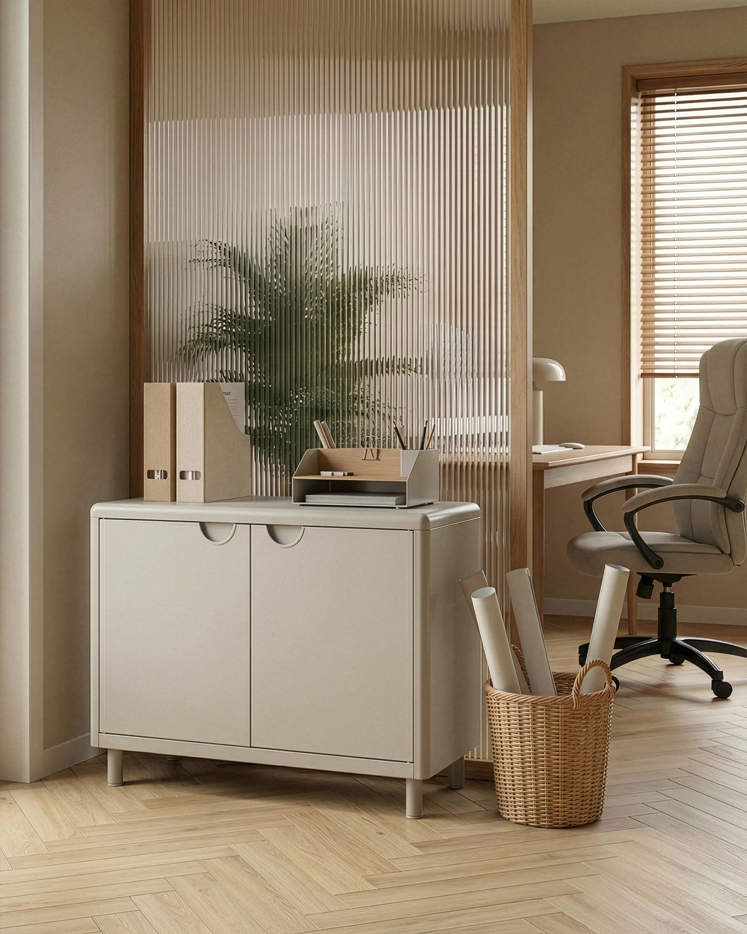 Dressoir met 2 deuren KORVO Beige