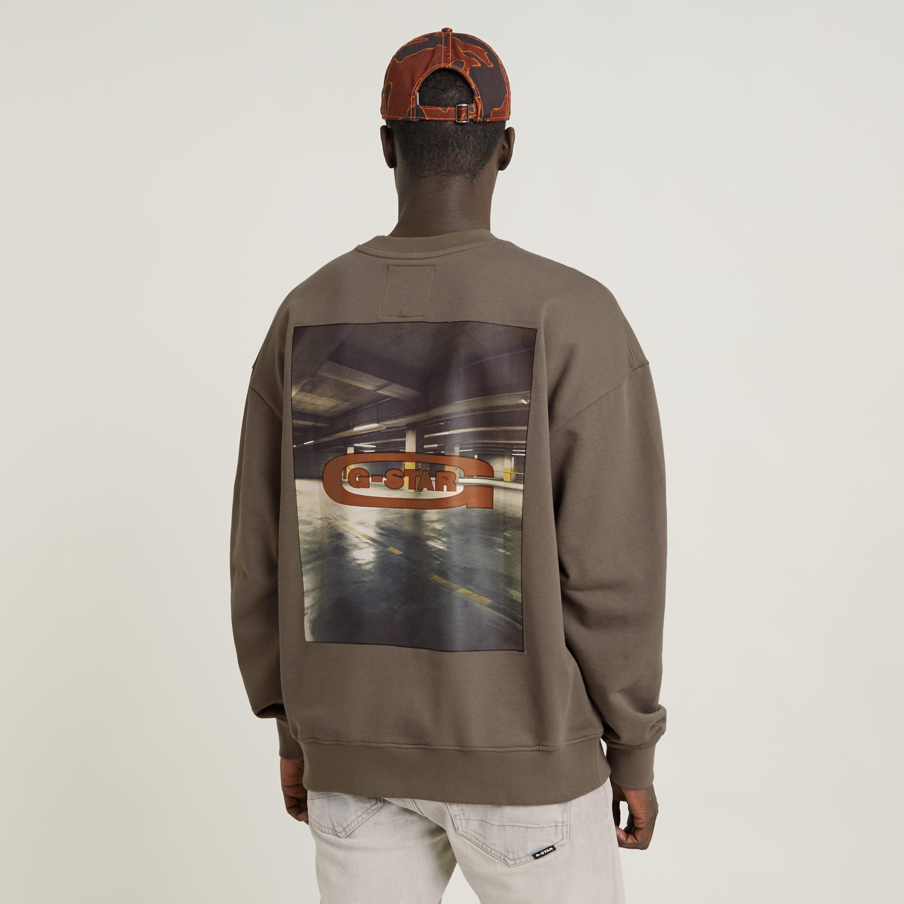 G Star Graphic Print Crewneck Jumper
