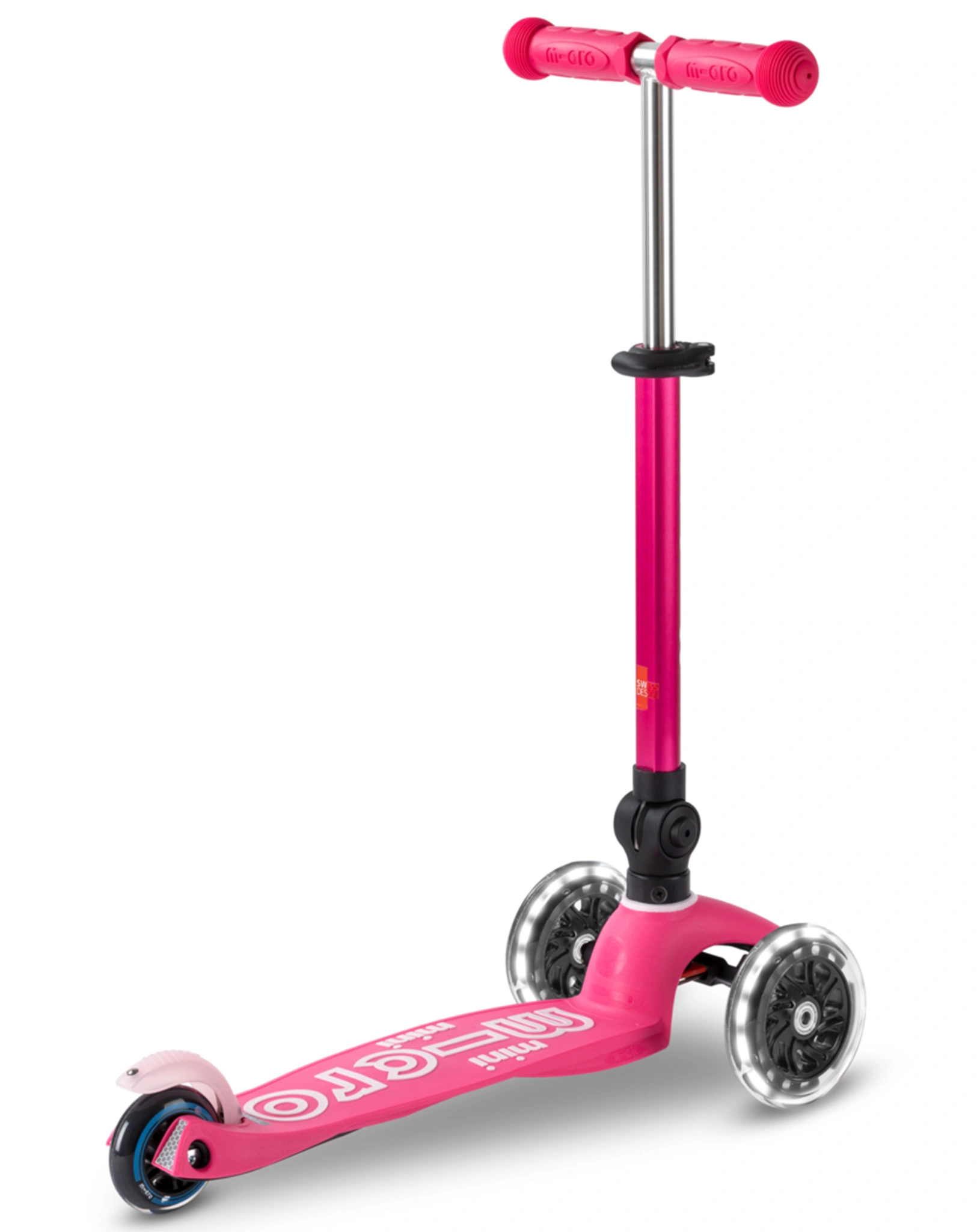 Kinder-Scooter MINI MICRO DELUXE FOLDABLE LED in pink