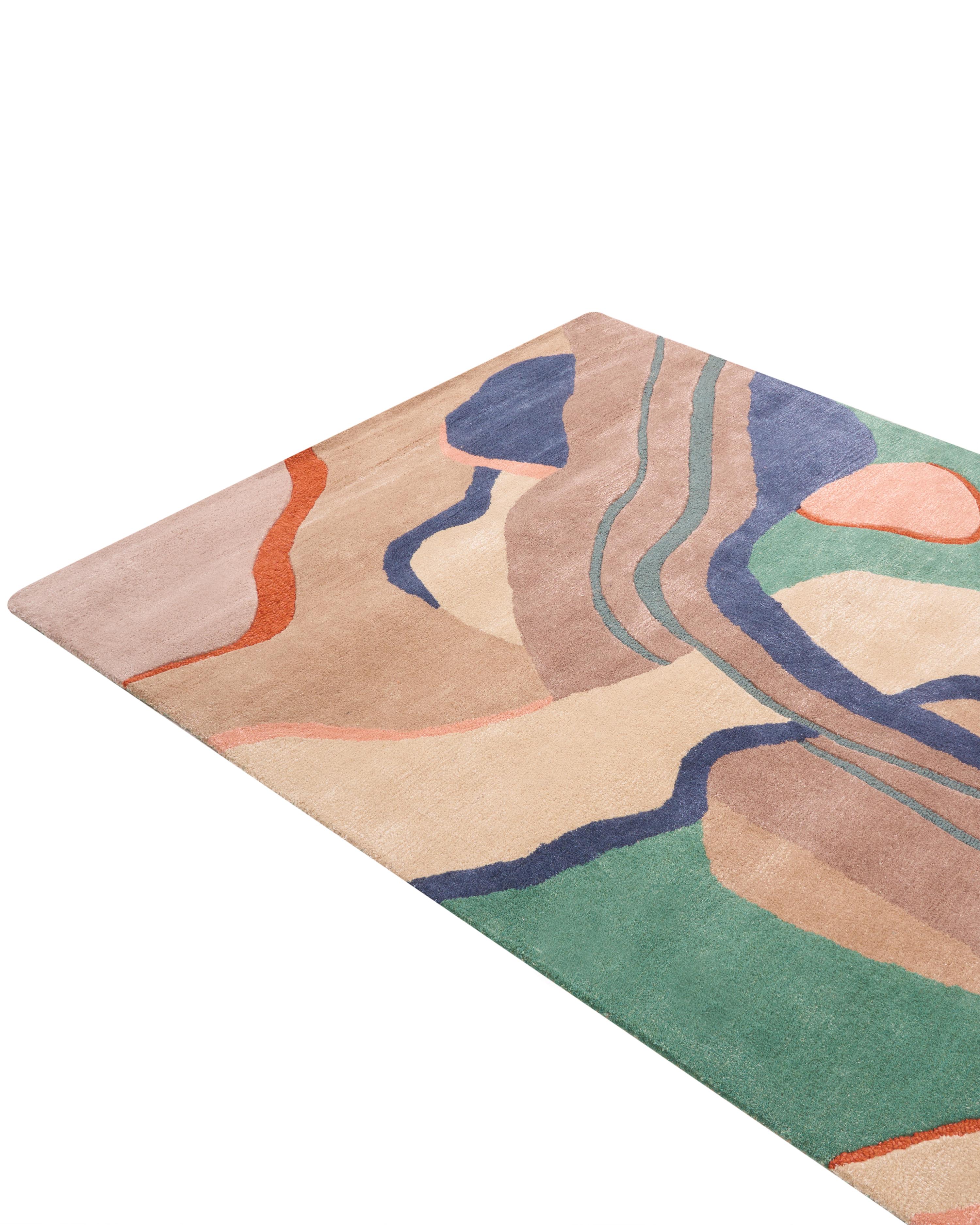 Vloerkleed ALMORA Meerkleurig 160 x 230 cm Viscose