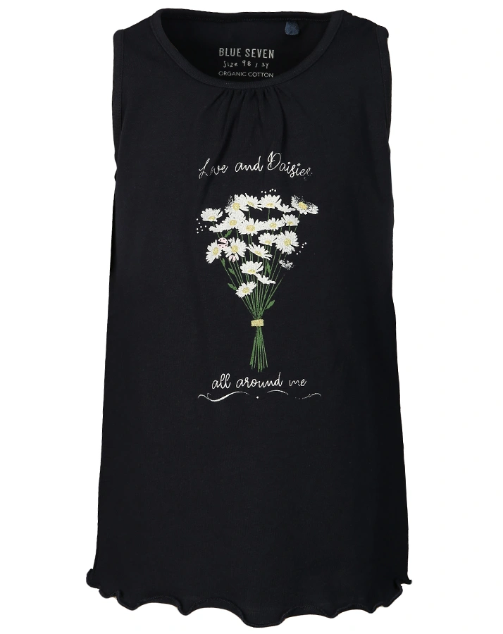 Top DAISY LOVE mit Shorts in nachtblau