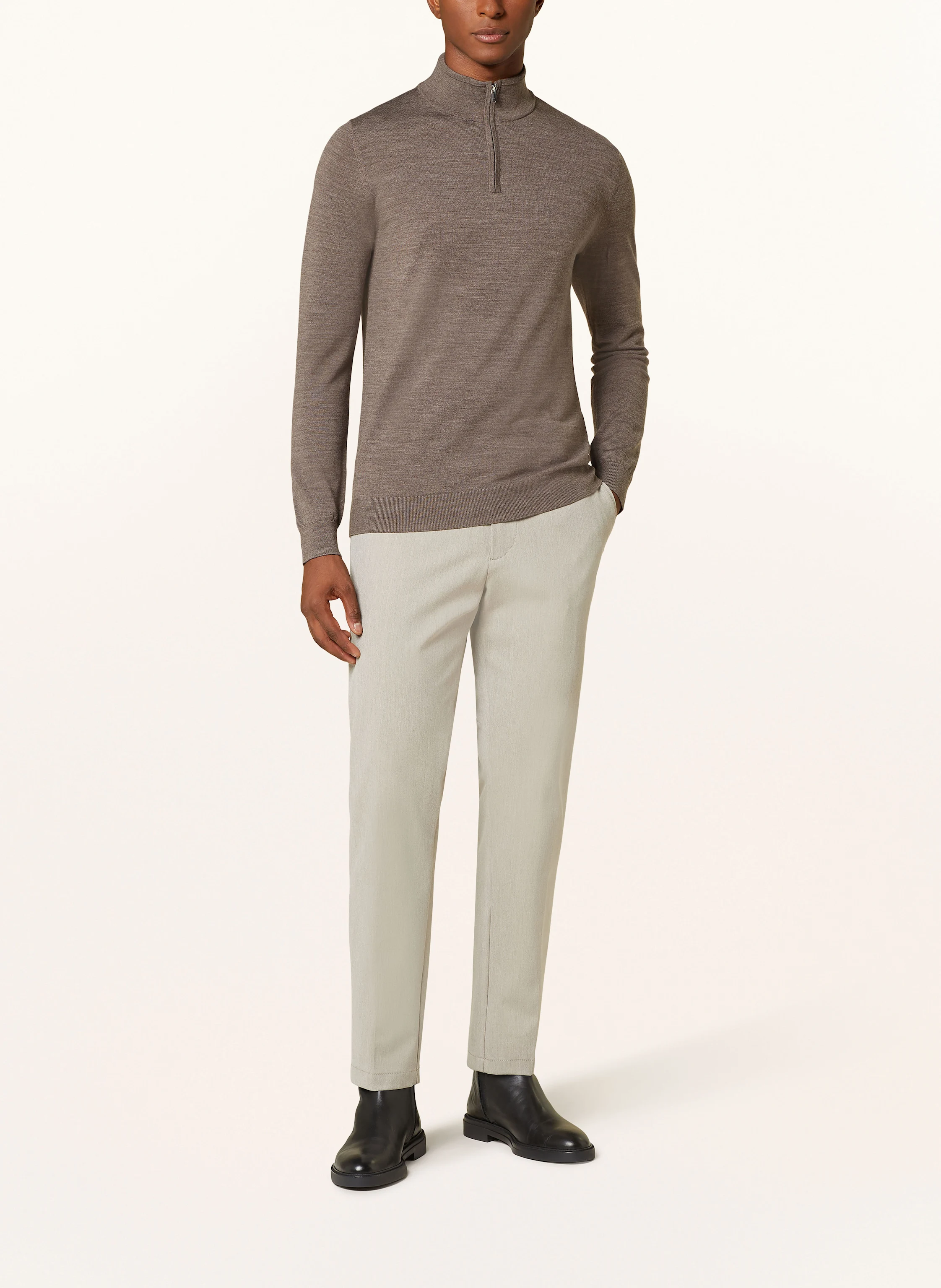 REISS Troyer BLACKHALL aus Merinowolle