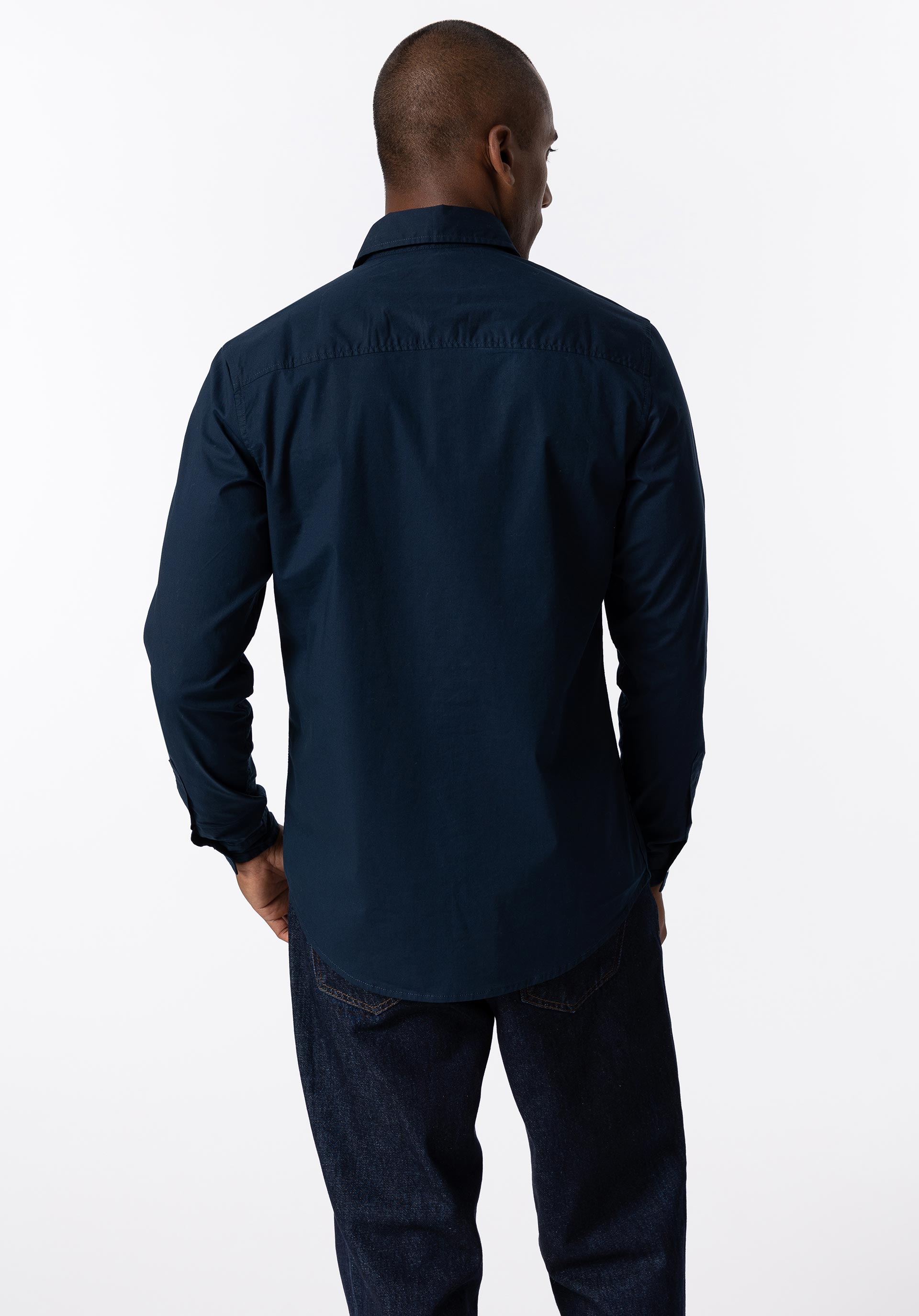 Camisa Slim Fit Popelina