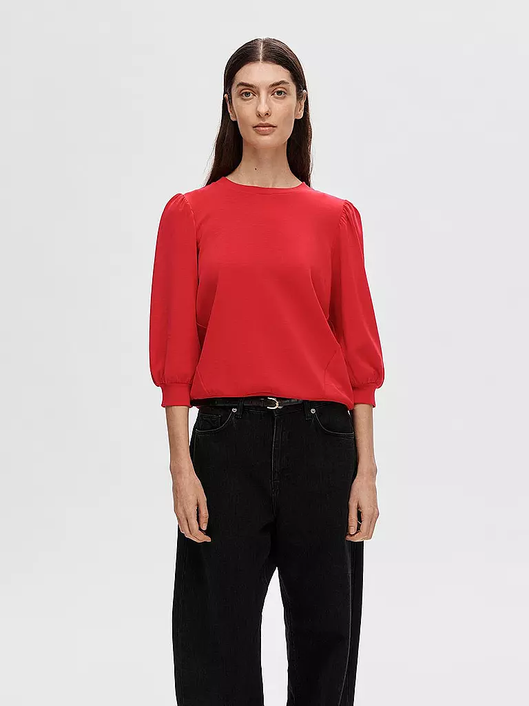 SELECTED FEMME Sweater SLFTENNY rot