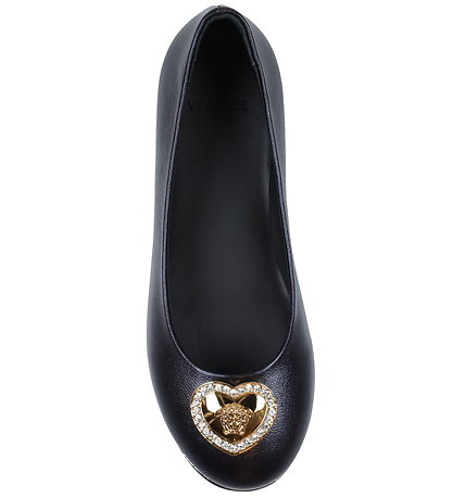 Versace Ballerina Schuhe - Schwarz m. Herz
