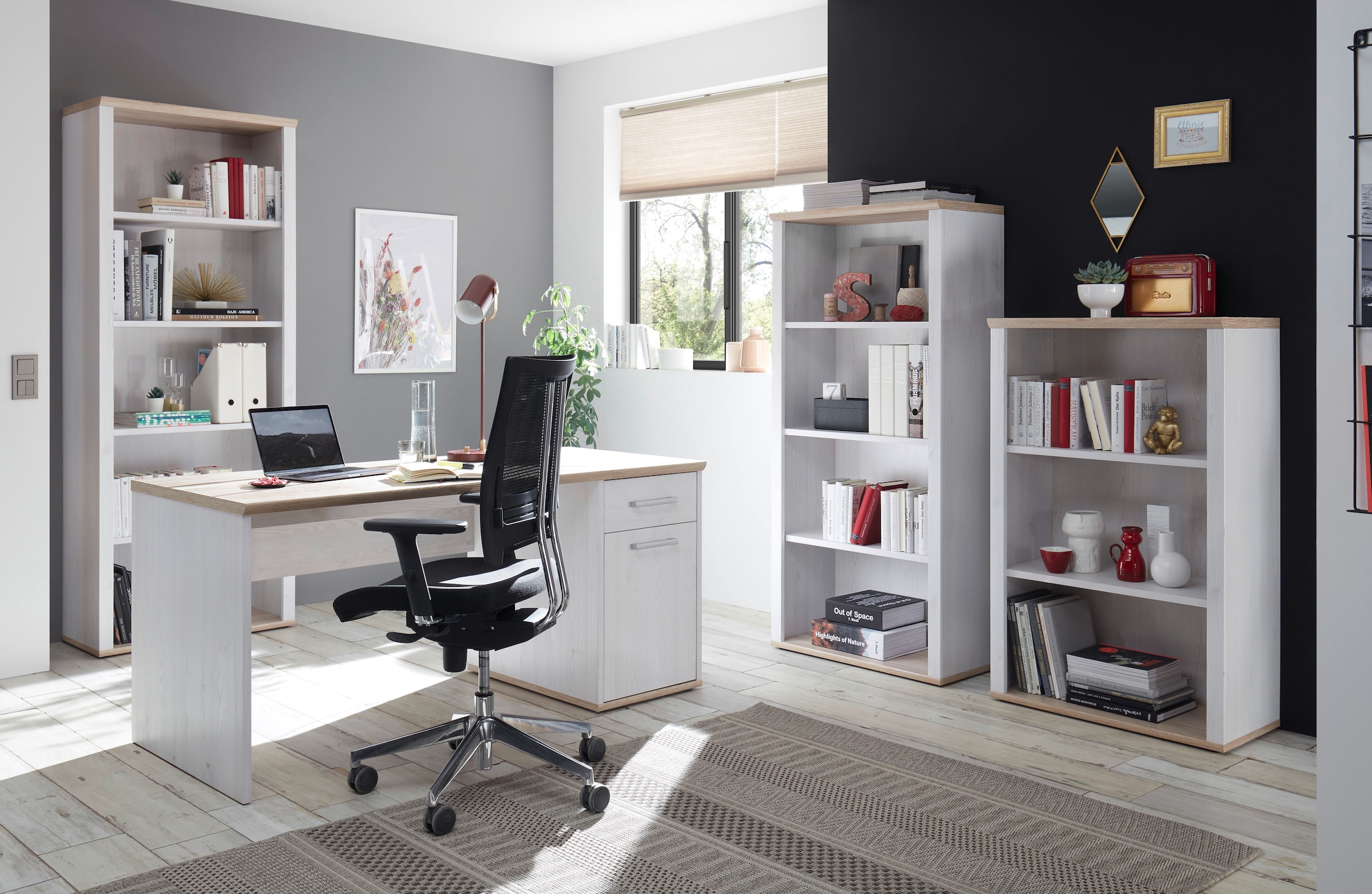 BEGA OFFICE Schreibtisch »Romance« im Landhaustil, Breite 160 cm