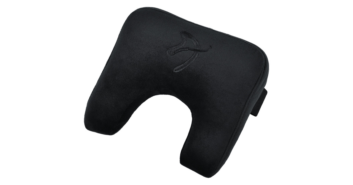 ArozziNeck Pillow - Velvet - Black nekkussen  (Zwart)