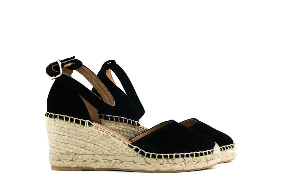 Via Vai Espadrilles Flora Braid Sierra Nero