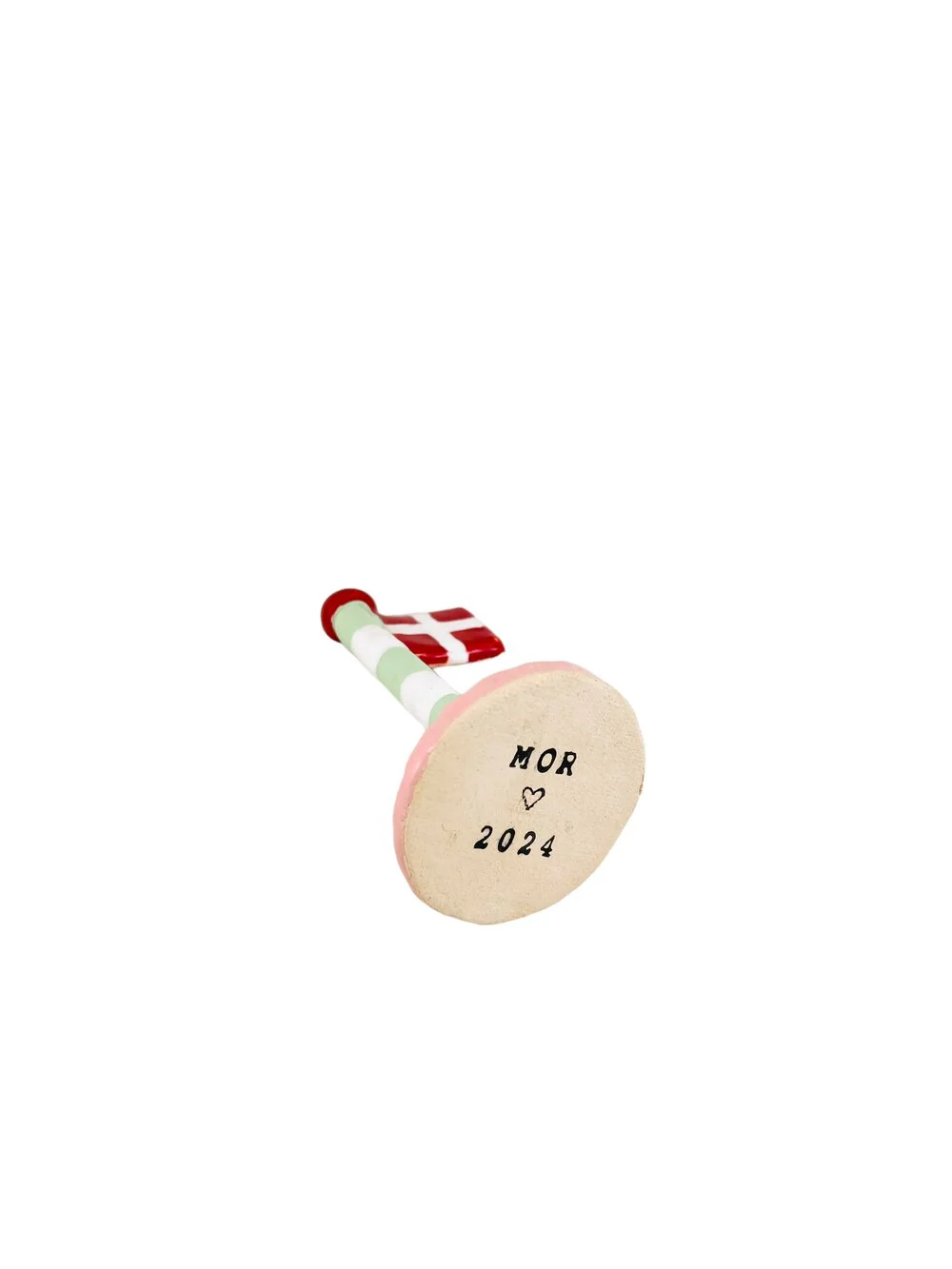 TheClayPlay  Mors dag flag 2024 - H14-18 cm.