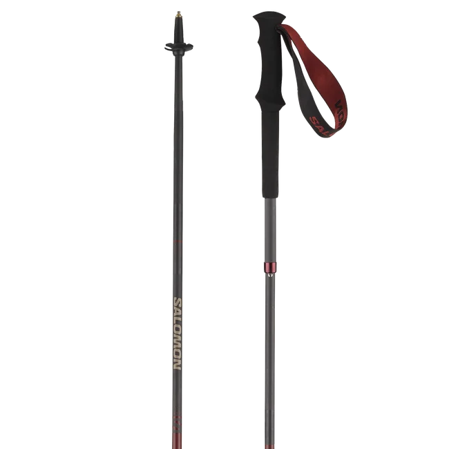 QUEST CARBON FOLDABLE  Stöcke für vier Jahreszeiten, Unisex Madder