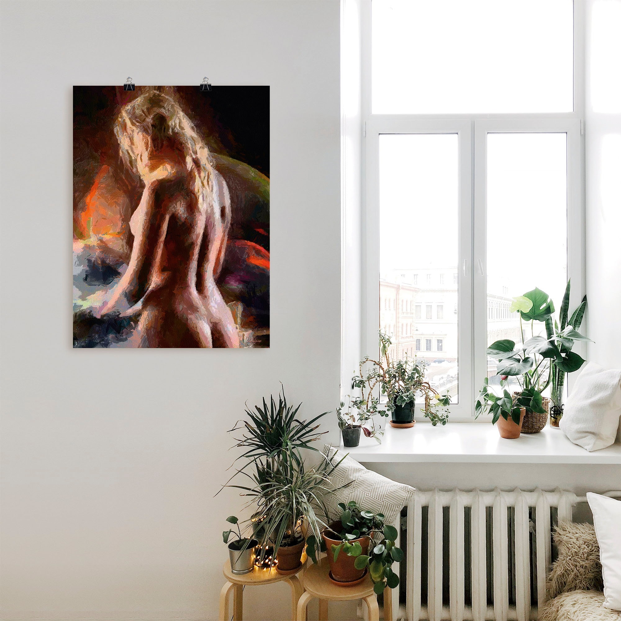Artland Poster »Nackt von hinten« Erotische Bilder 1 Stk. tlg. als Alubild, Leinwandbild, Wandaufkleber oder Poster in versch. Grössen
