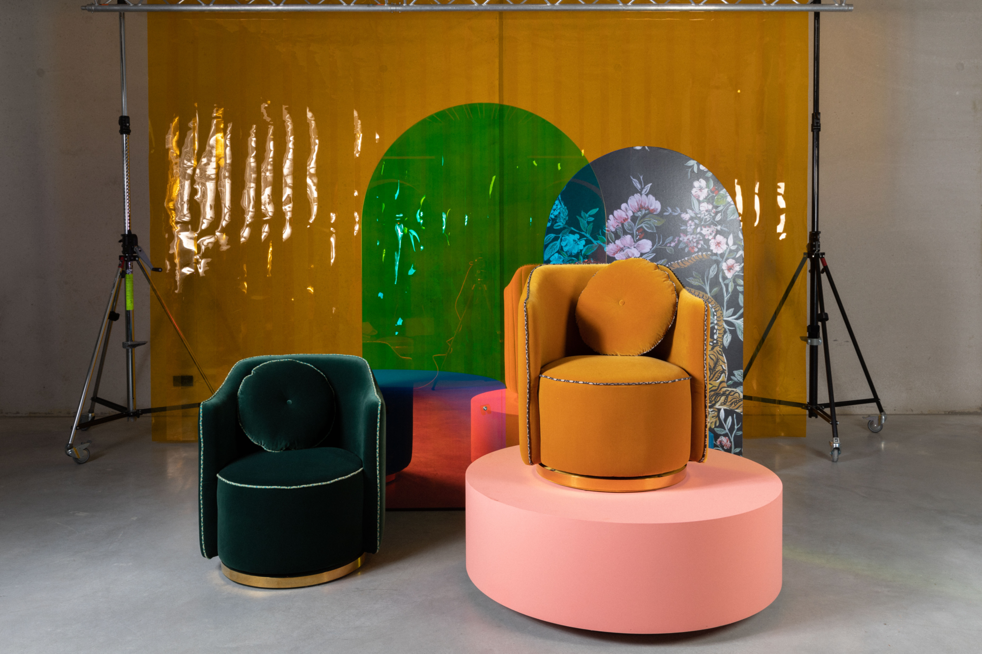 Fauteuil Sassy granny groen