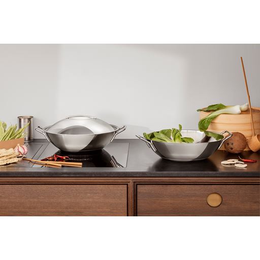 Eva Trio Rustfri Stål Wok, Ø32 cm