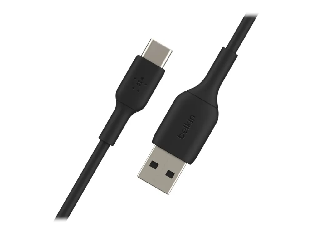 Belkin BoostCharge - USB-kabel - 24 pin USB-C (han) til USB (han) - 2 m - sort