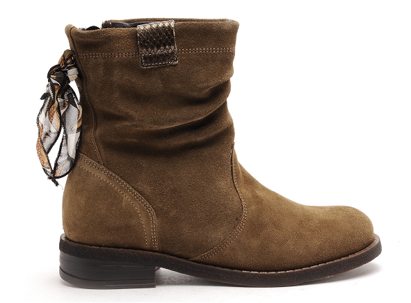 Goodstep boots bottine plates femme brunei 3507 marron