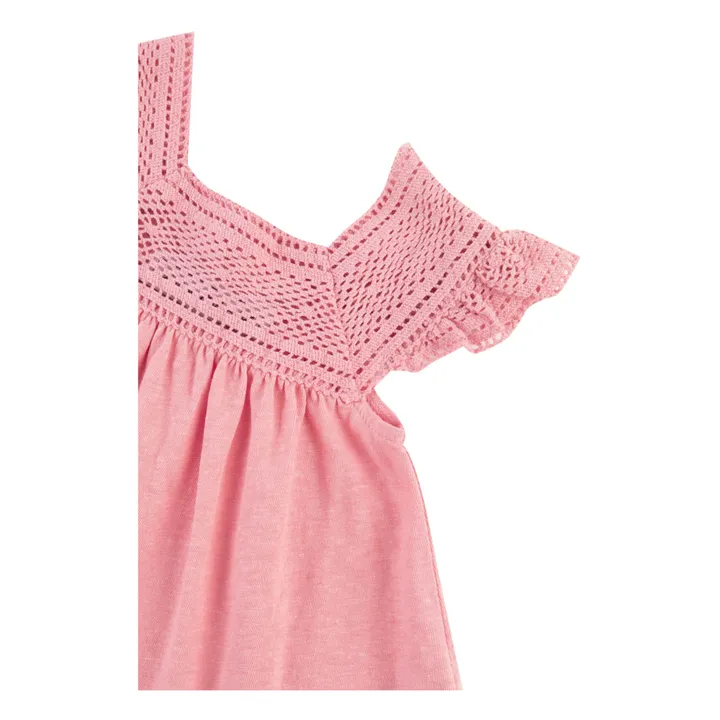 Tartine et Chocolat Robe en Maille | Rose bonbon