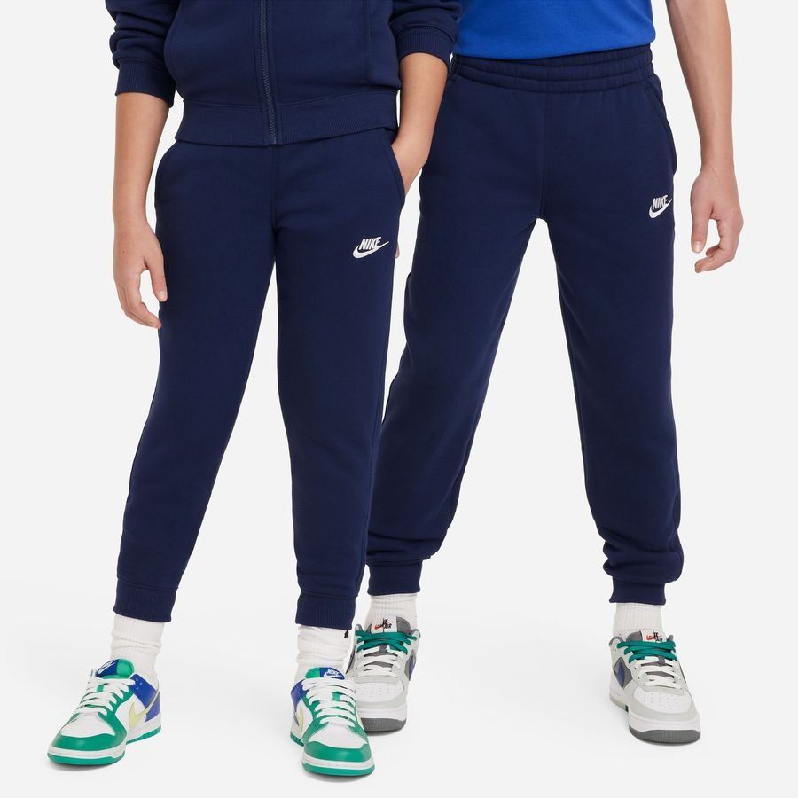 Nike Survêtement NSW Club Fleece - Bleu Marine/Blanc Enfant
