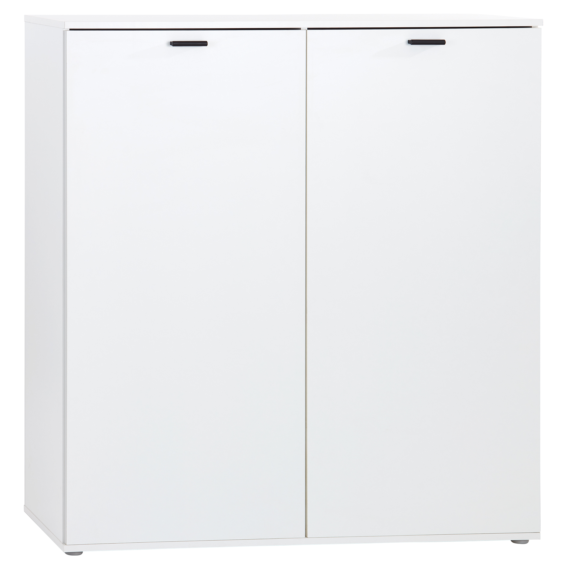 Schuhschrank - weiß - 125 cm