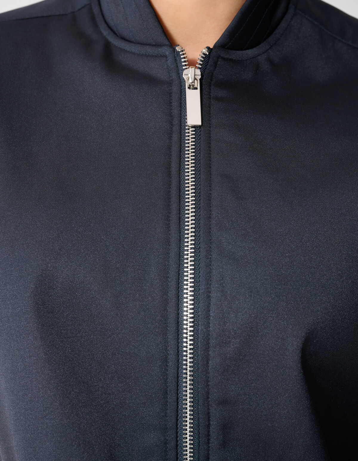 Sleeveless Bomberjack Donkerblauw