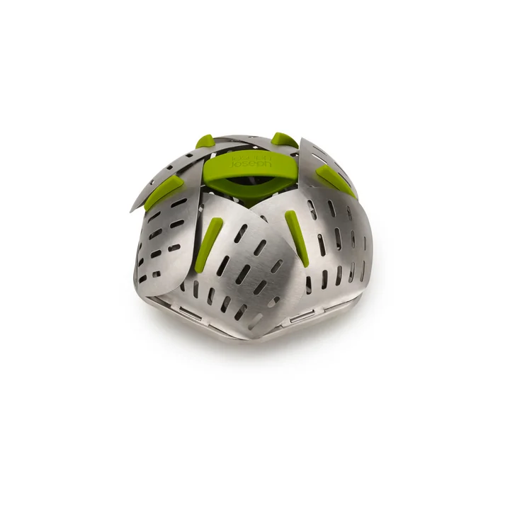 Joseph Joseph - Bloom Steel faltbarer Dampfgareinsatz, grün