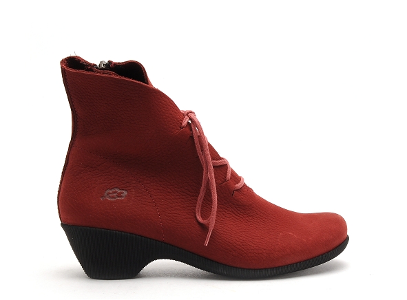 Loints boots bottine talons femme 33156 rouge