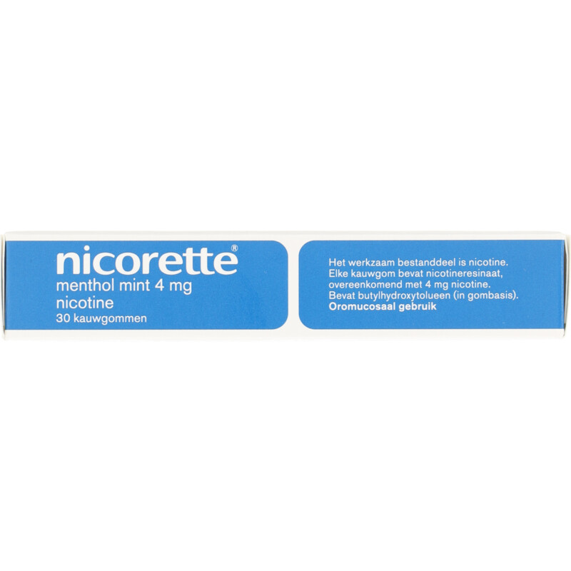 Nicorette Menthol mint kauwgom 4mg