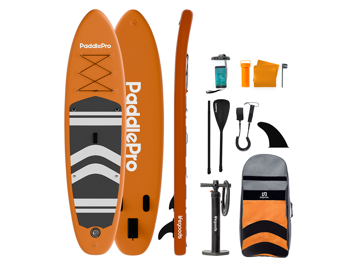 LifeGoods PaddlePro SUP Board - Orange