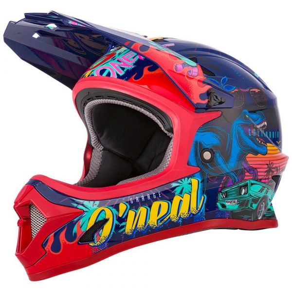 O'Neal Sonus Downhill Helmet Vermelho,Azul M